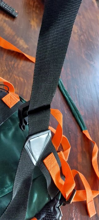 Marsupio passeggino Chicco verde/arancione