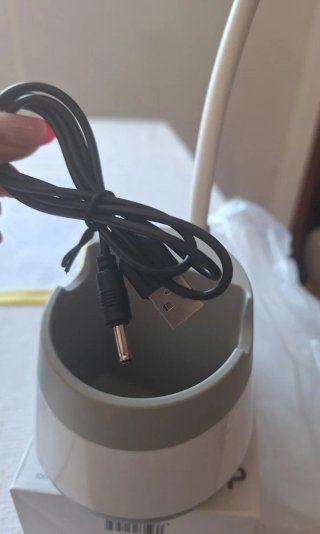 Lámpara LED de Mesa con Soporte para Móvi