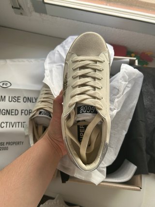 Zapatillas Golden Goose Beige y Dorado