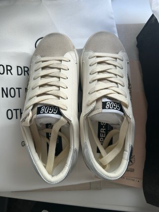 Zapatillas Golden Goose Beige y Dorado