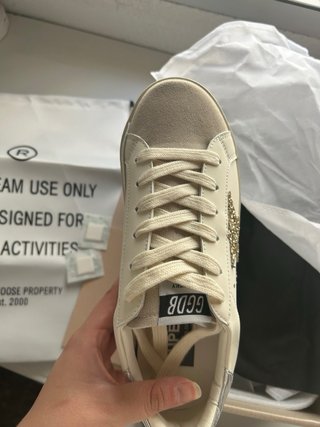 Zapatillas Golden Goose Beige y Dorado