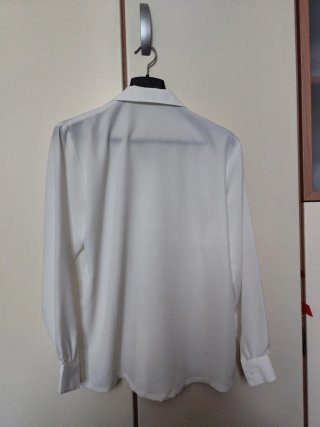 Camicia vintage bianca con ricami