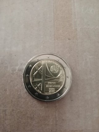 Moneda 2 euros conmemorativa Portugal 2016.    S/c