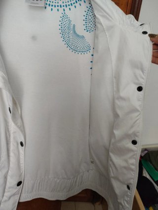 Chaleco Adidas Blanco Corto