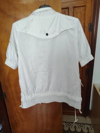 Chaleco Adidas Blanco Corto