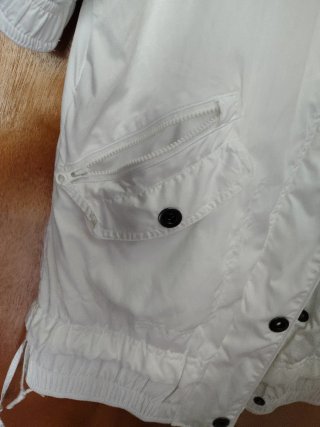 Chaleco Adidas Blanco Corto