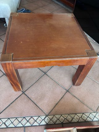 Muebles de salón madera oscura