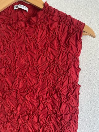 Vestido Zara Rojo Talla M