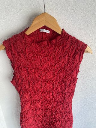Vestido Zara Rojo Talla M