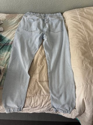 Bershka Vaqueros Jogger Azules