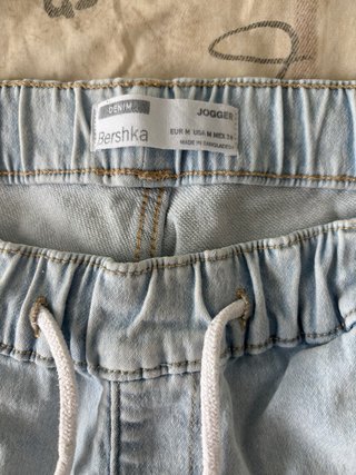 Bershka Vaqueros Jogger Azules