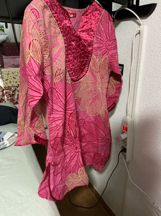 Vestido Monsoon Floral Rosa