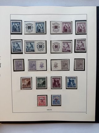 Álbum Sellos Ocupación Nazi 1939/1945  Nuevos MNH