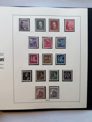 Álbum Sellos Ocupación Nazi 1939/1945  Nuevos MNH