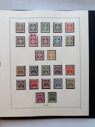 Álbum Sellos Ocupación Nazi 1939/1945  Nuevos MNH