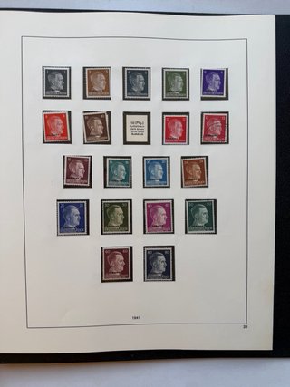 Álbum Sellos Ocupación Nazi 1939/1945  Nuevos MNH
