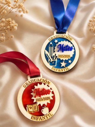 Medallas de graduación personalizadas