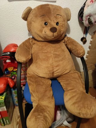 Oso de peluche gigante marrón