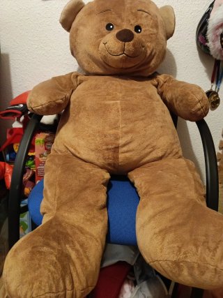 Oso de peluche gigante marrón