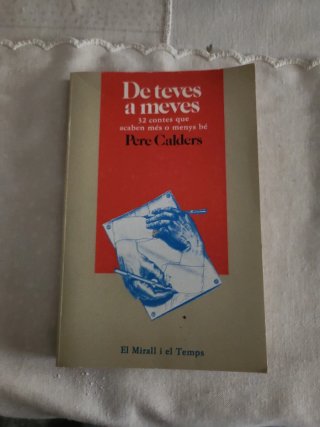 LLIBRE DE CONTES  " DE TEVES A MEVES"