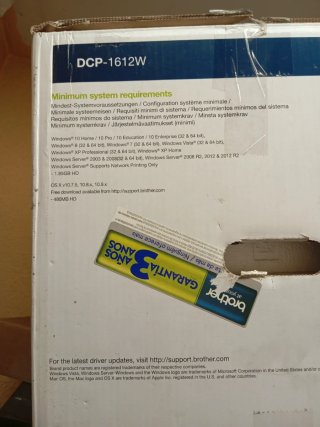 Impresora/escaner Brother Láser DCP-1612W Monocro
