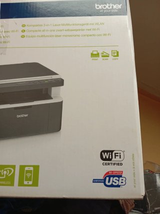 Impresora/escaner Brother Láser DCP-1612W Monocro