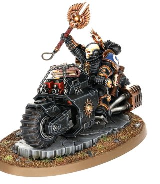 CAPELLAN EN MOTO - Warhammer 40K GW
