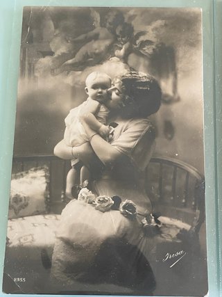4 Postales Antiguas Fotos Familiares