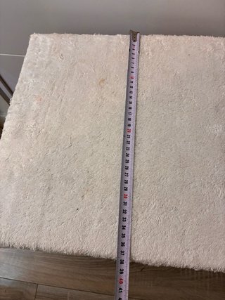 Cesto de baño Ikea madera y tela