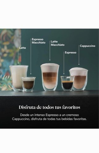 Macchina da caffè DeLonghi in acciaio inossidabile con pompa