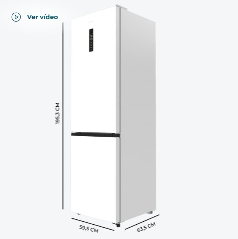 Frigorífico Cecotec 335L Nuevo