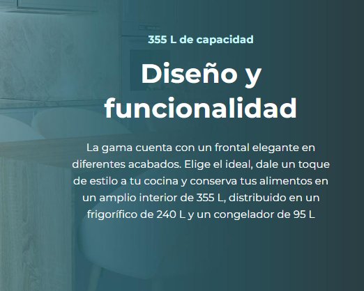 Frigorífico Cecotec 335L Nuevo