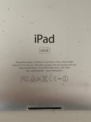 iPad 64GB Plata obsoleto