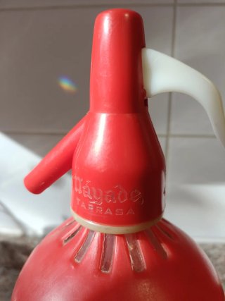 Sifón de soda rojo Nayade