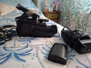 Panasonic VHS-C Movie Estuche Negro