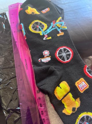 Calcetines Talla Única Estampado Bicicletas