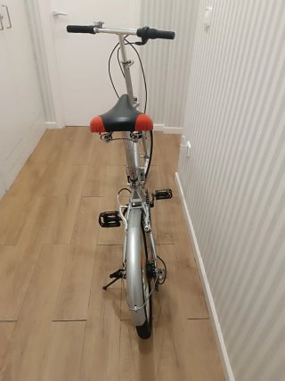 Bicicleta Plegable 20 pulgadas gris