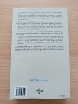 Historia de los filósofos ilustrada por los textos