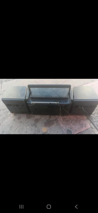 Minicadena Sanyo con Doble Cassette