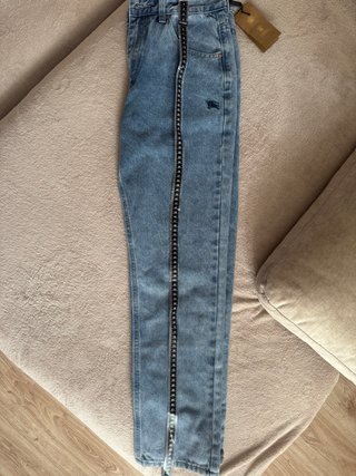 Conjunto Burberry x Supreme Vaquero Azul