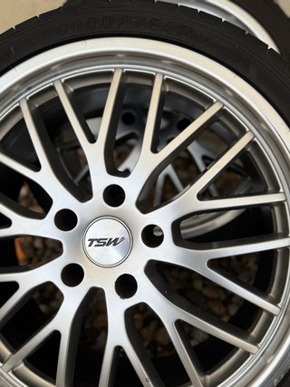 llantas 19 tsw 5x11,5 cm con neumáticos Goodyear