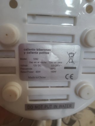 Calienta biberones y esterilizador