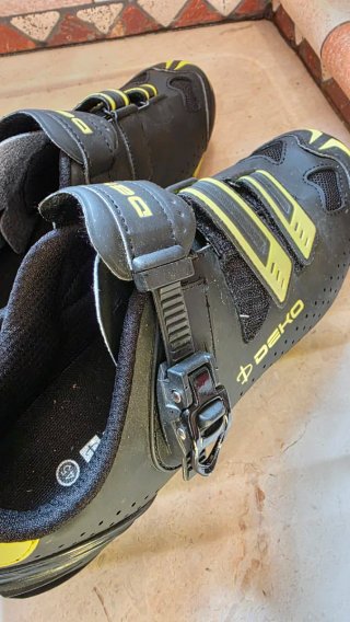 Scarpe MTB Deko Professional taglia 45 nere/gialle