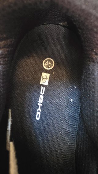 Scarpe MTB Deko Professional taglia 45 nere/gialle