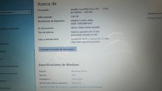 Ordenador HP DV6000 windows 10