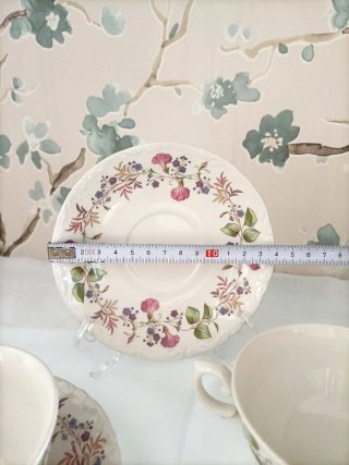 2 Tazas y Platos Pontesa Porcelana