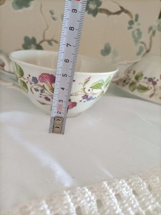 2 Tazas y Platos Pontesa Porcelana