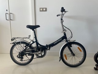 Bicicleta plegable CONOR CITY BUG 6V Azul