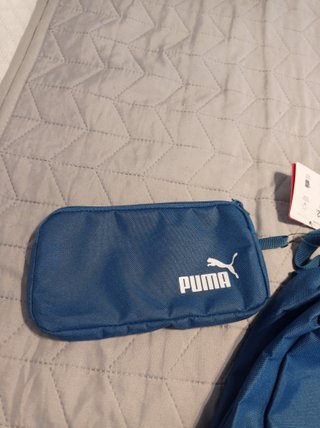 Mochila y estuche Puma azul