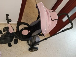 Triciclo Evolutivo Rosa y Negro